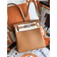 Hermes Kelly Ado PM Backpack Togo Leather WAX In Camel Silver-Metal High