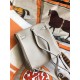 Hermes Kelly Ado PM Backpack Togo Leather WAX In Gris Asphalte Silver-Metal High