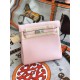 Hermes Kelly Ado PM Backpack Togo Leather WAX In Lt-Pink Silver-Metal High