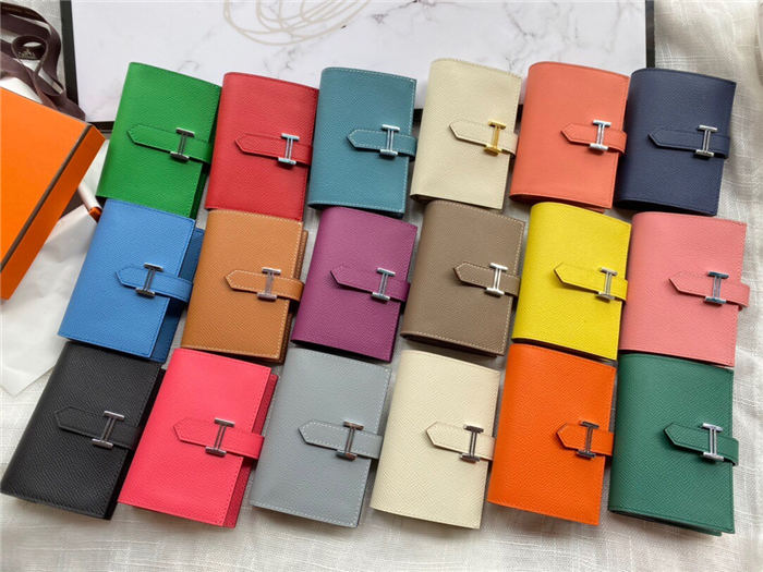 Hermes Bearn Card Holder Epsom Leather In ALL COLORS High