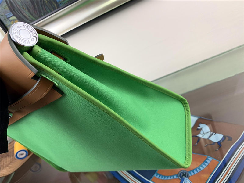 Hermes Herbag 31 Green Light High