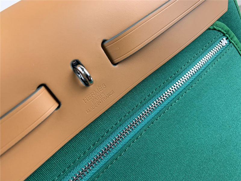 Hermes Herbag 31 Green Dark High