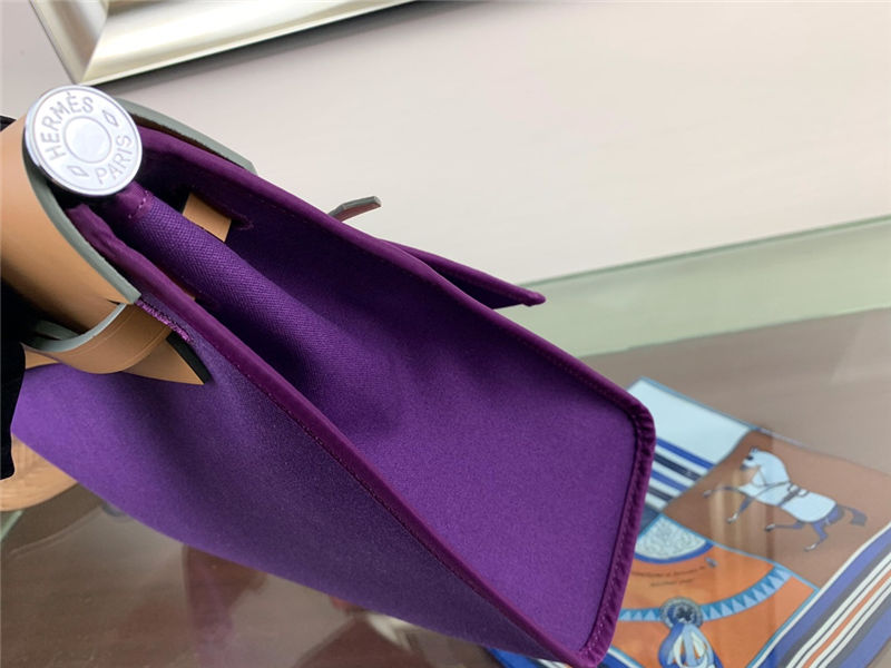 Hermes Herbag 31 Purple High