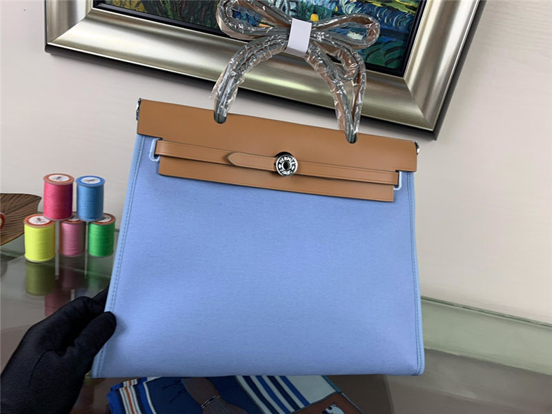 Hermes Herbag 31 Blue Light High