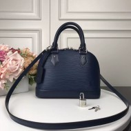 Louis Vuitton Alma BB Bag Epi Leather M40855 Navy High