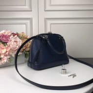 Louis Vuitton Alma BB Bag Epi Leather M40855 Navy High