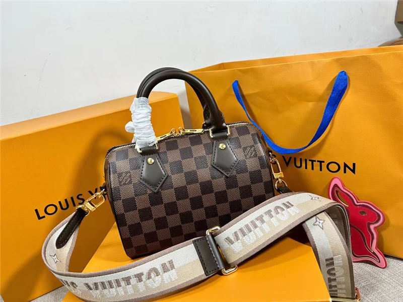 Louis Vuitton SPEEDY BANDOULIÈRE 20 Damier Ebene High