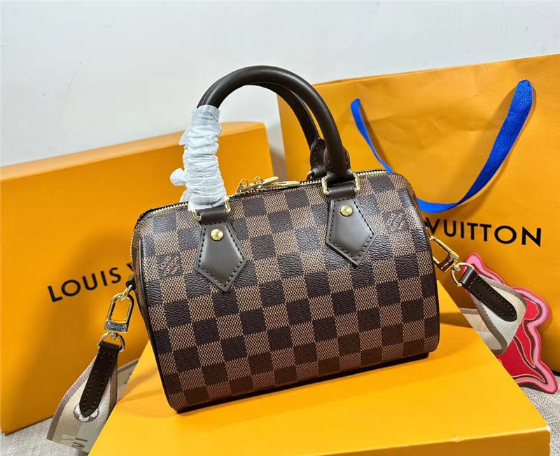 Louis Vuitton SPEEDY BANDOULIÈRE 20 Damier Ebene High