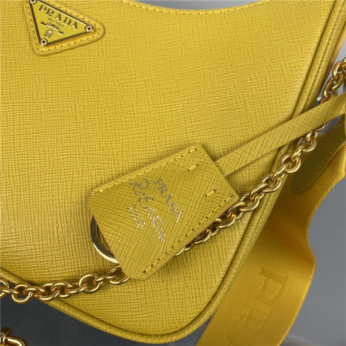 Prada Re-Edition 2005 Saffiano leather bag 1BH204 Yellow High