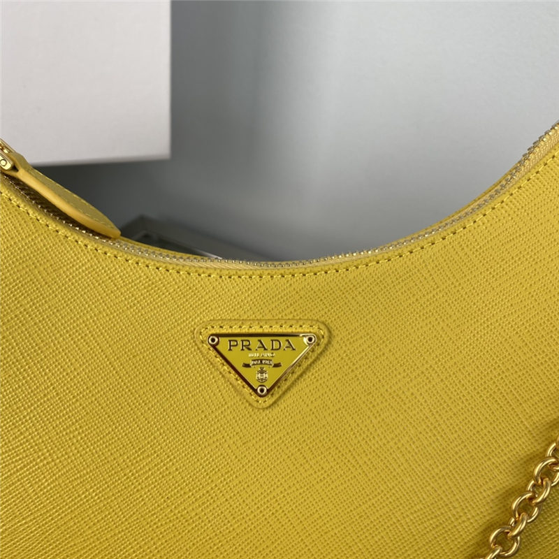 Prada Re-Edition 2005 Saffiano leather bag 1BH204 Yellow High