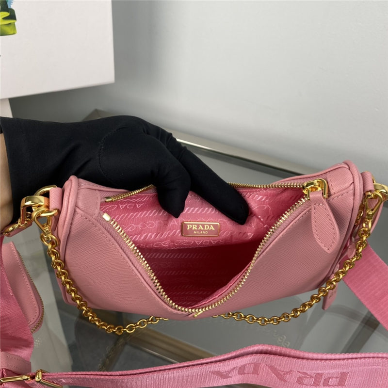 Prada Re-Edition 2005 Saffiano leather bag 1BH204 Pink High