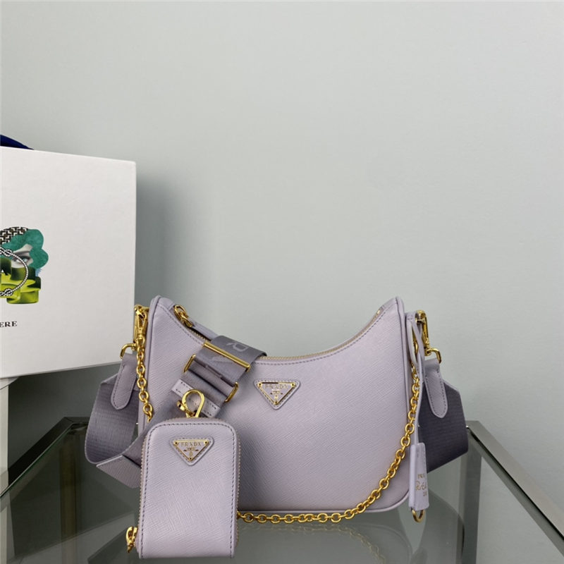 Prada Re-Edition 2005 Saffiano leather bag 1BH204 Lilac High