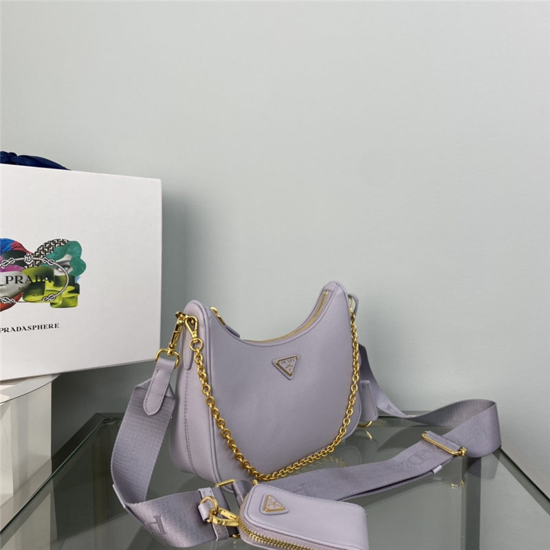 Prada Re-Edition 2005 Saffiano leather bag 1BH204 Lilac High