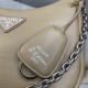 Prada Re-Edition 2005 Padded nappa-leather bag 1BH204 Beige High