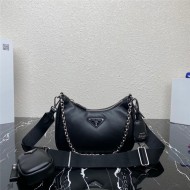 Prada Re-Edition 2005 Padded nappa-leather bag 1BH204 Black High