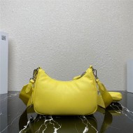 Prada Re-Edition 2005 Padded nappa-leather bag 1BH204 Yellow High