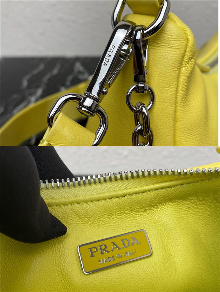 Prada Re-Edition 2005 Padded nappa-leather bag 1BH204 Yellow High