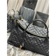 ES GIANT TRAVEL BAG IN QUILTED LEATHERR High