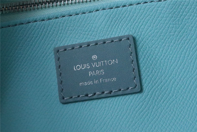 Louis Vuitton DOPP KIT TOILET POUCH Aquagarden coated canvas Crystal Blue M82337 High