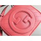 Gucci Blondie Top Handle bag Leather 744434 Pink High