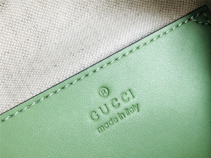 Gucci Blondie Top Handle bag Leather 744434 Green High