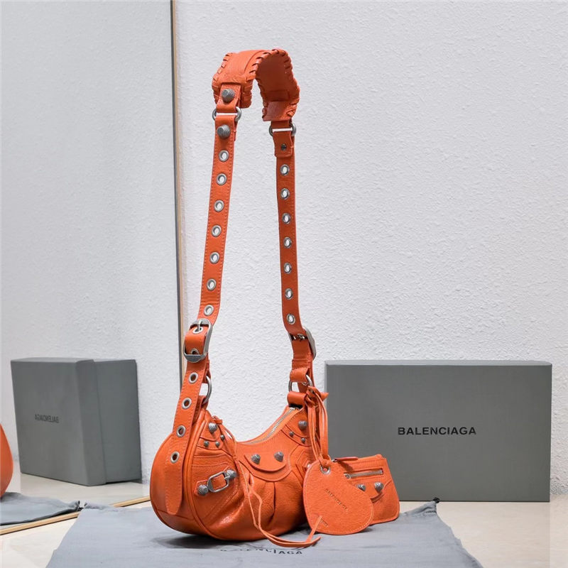 WOMEN'S LE CAGOLE XS SHOULDER BAG IN ORANGE High