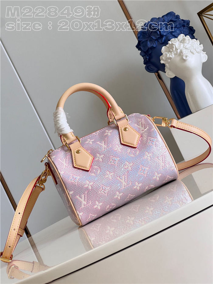 Louis Vuitton SPEEDY BANDOULIÈRE 20 Monogram Rose M22849 High