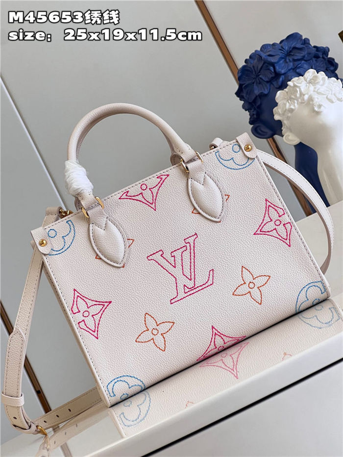 Louis Vuitton ONTHEGO PM Monogram Empreinte Embroidery M45653 High