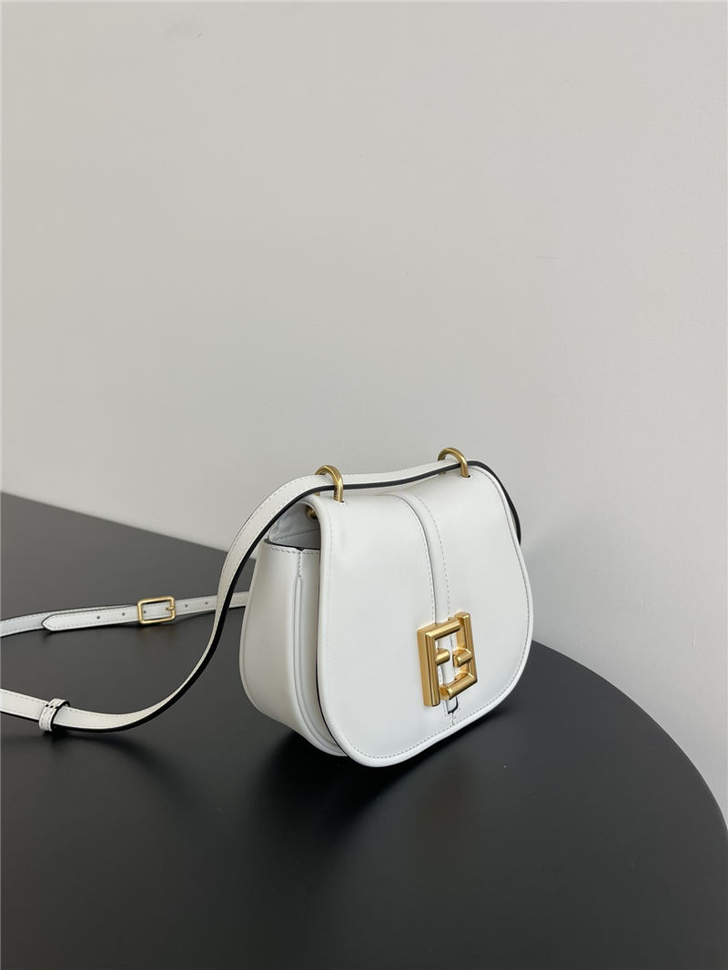 Fendi C’mon Mini leather bag White High