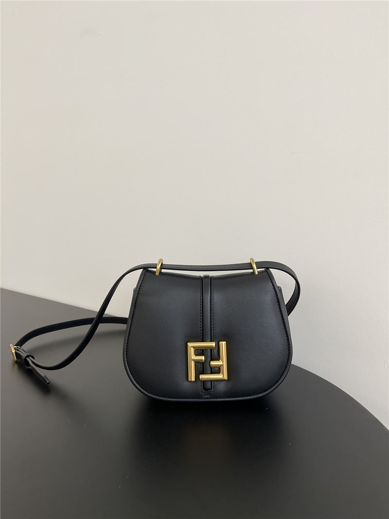 Fendi C’mon Mini leather bag Black High