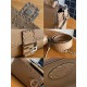 BAGUETTE Selleria bag with oversized topstitching Beige High