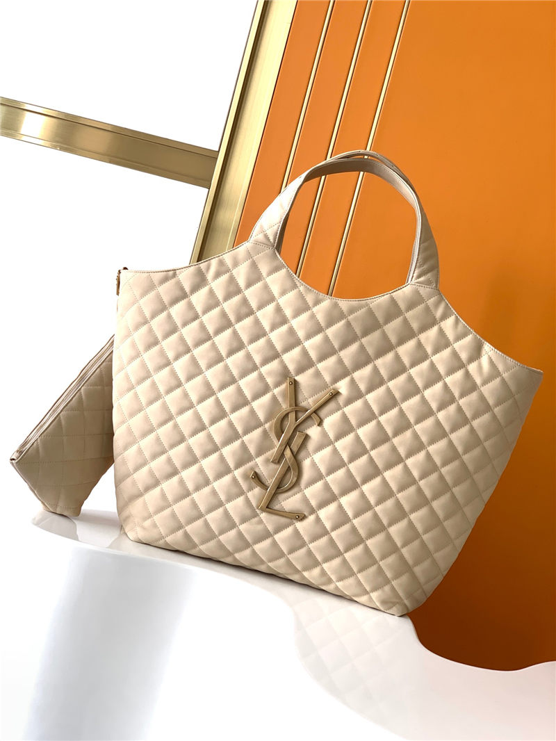 ICARE MAXI SHOPPING BAG IN QUILTED LAMBSKIN High