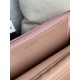 Classic Wallet on Chain AP0250 Lambskin Pink Silver Metal B