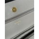 Classic Wallet on Chain AP0250 Lambskin Grey Gold Metal B