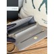 Classic Wallet on Chain AP0250 Lambskin Grey Gold Metal B