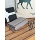 Classic Wallet on Chain AP0250 Lambskin Grey Silver Metal B