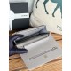 Classic Wallet on Chain AP0250 Lambskin Grey Silver Metal B