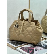 DIOR TOUJOURS BAG MEDIUM Macrocannage Calfskin Tan High