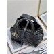 DIOR TOUJOURS BAG SMALL Macrocannage Calfskin Black High