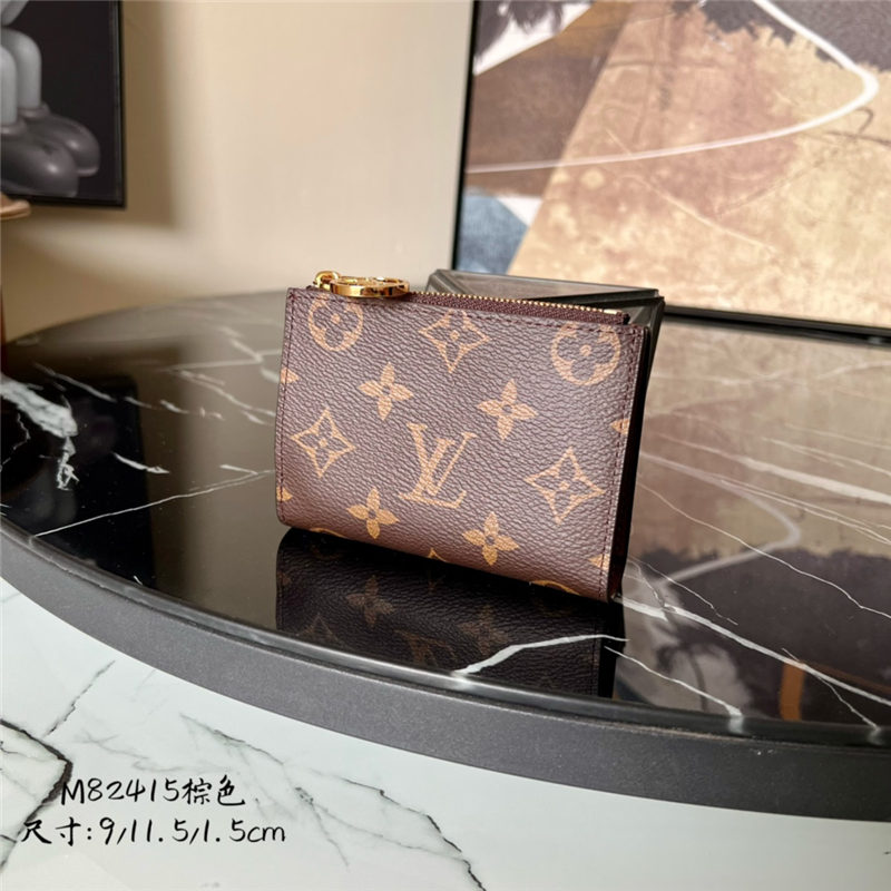 Louis Vuitton Lisa Wallet Monogram Canvas M82415 Brown High