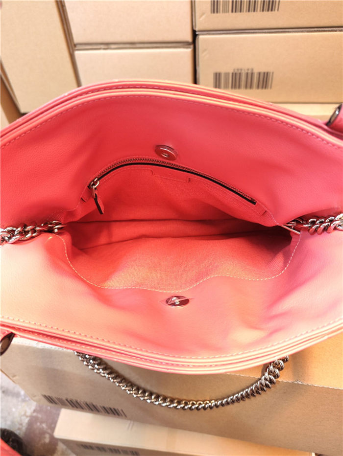 Gucci BLONDIE SMALL TOTE BAG Leather 751518 Pink High