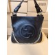 Gucci BLONDIE SMALL TOTE BAG Leather 751518 Black High