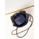 Chanel 22 MINI HANDBAG Shiny Calfskin Navy & Gold-Tone Metal AS3980 High