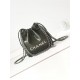 Chanel 22 MINI HANDBAG Shiny Calfskin Olive & Silver-Tone Metal AS3980 High