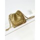 Chanel 22 MINI HANDBAG Shiny Calfskin Mustard & Gold-Tone Metal AS3980 High