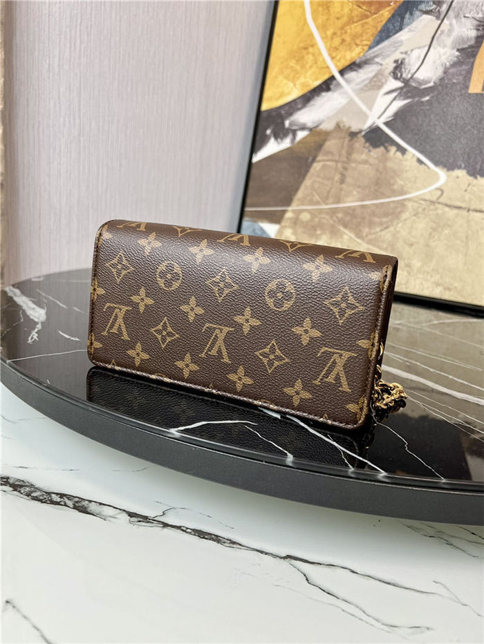 Louis Vuitton Lily wallet on chain Monogram coated canvas M82509 High