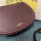 Valentino GARAVANI VSLING SHOULDER BAG IN GRAINY CALFSKIN Burgundy High