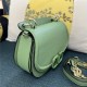 Valentino GARAVANI VSLING SHOULDER BAG IN GRAINY CALFSKIN CHARTREUSE High