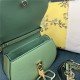 Valentino GARAVANI VSLING SHOULDER BAG IN GRAINY CALFSKIN CHARTREUSE High