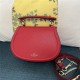 Valentino GARAVANI VSLING SHOULDER BAG IN GRAINY CALFSKIN Red High